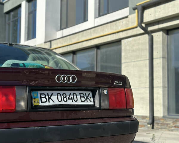 Красный Ауди 100, объемом двигателя 2.8 л и пробегом 345 тыс. км за 2500 $, фото 6 на Automoto.ua