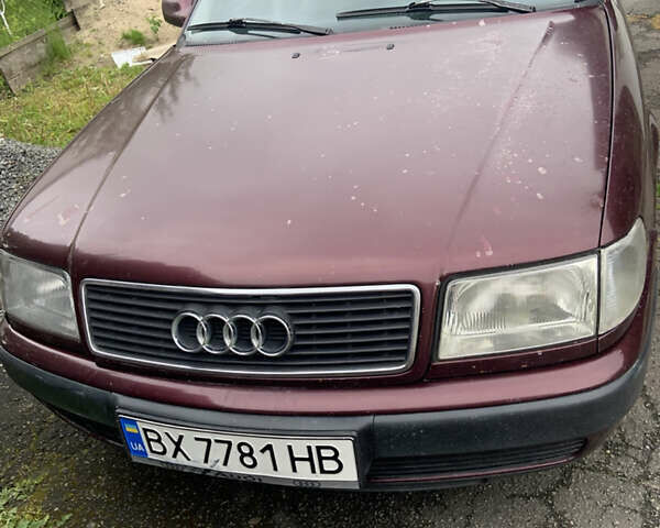 Красный Ауди 100, объемом двигателя 2.8 л и пробегом 276 тыс. км за 3000 $, фото 4 на Automoto.ua