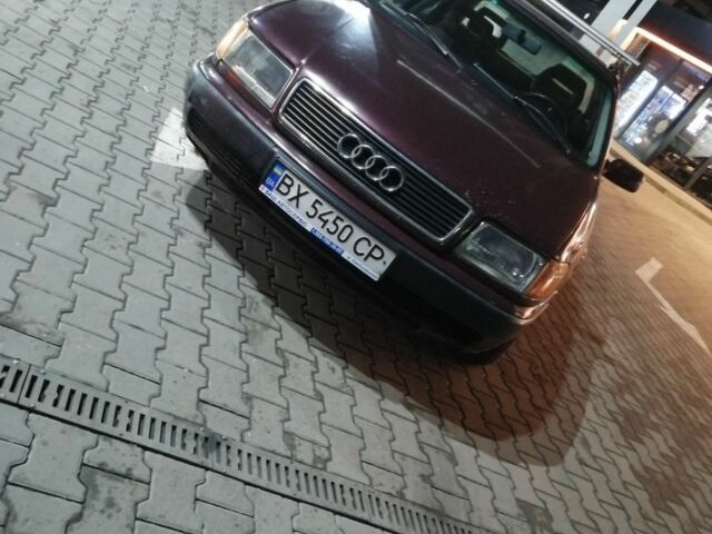 Красный Ауди 100, объемом двигателя 2.3 л и пробегом 270 тыс. км за 2700 $, фото 1 на Automoto.ua