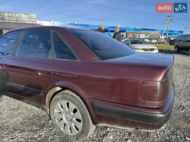 Красный Ауди 100, объемом двигателя 2.8 л и пробегом 205 тыс. км за 2190 $, фото 9 на Automoto.ua