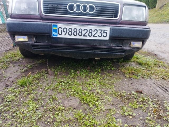 Красный Ауди 100, объемом двигателя 2 л и пробегом 230 тыс. км за 1000 $, фото 4 на Automoto.ua