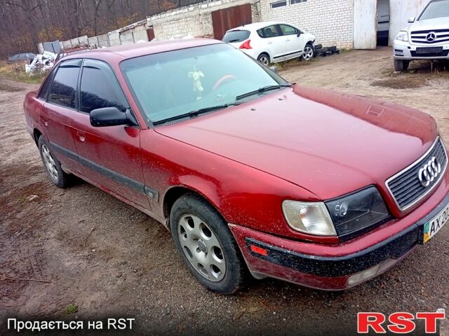 Красный Ауди 100, объемом двигателя 2.8 л и пробегом 320 тыс. км за 2500 $, фото 4 на Automoto.ua