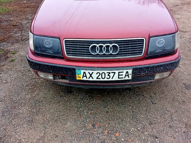 Червоний Ауді 100, об'ємом двигуна 2.8 л та пробігом 320 тис. км за 2500 $, фото 2 на Automoto.ua