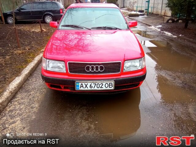 Красный Ауди 100, объемом двигателя 2.6 л и пробегом 300 тыс. км за 4000 $, фото 4 на Automoto.ua