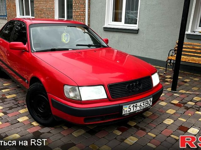 Червоний Ауді 100, об'ємом двигуна 2.8 л та пробігом 335 тис. км за 1699 $, фото 1 на Automoto.ua
