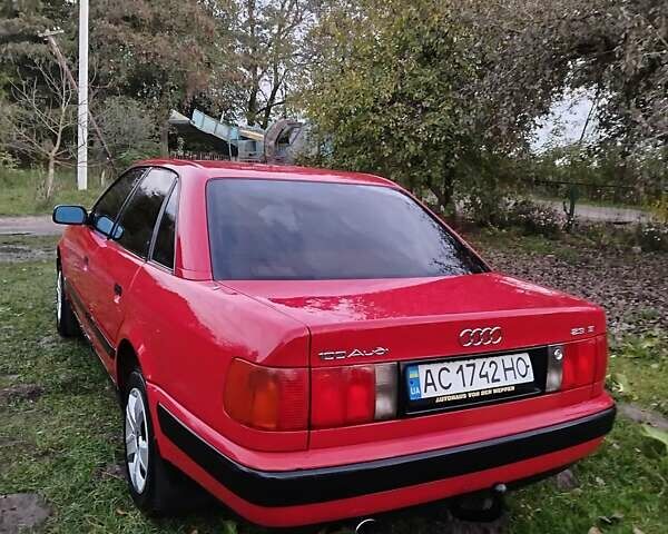 Красный Ауди 100, объемом двигателя 2.2 л и пробегом 400 тыс. км за 2200 $, фото 8 на Automoto.ua