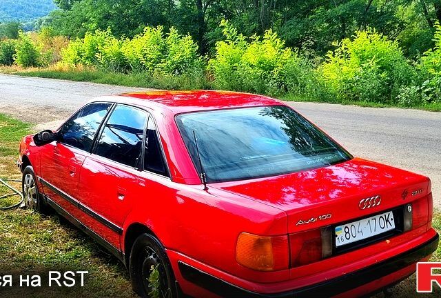 Красный Ауди 100, объемом двигателя 2 л и пробегом 0 тыс. км за 800 $, фото 3 на Automoto.ua