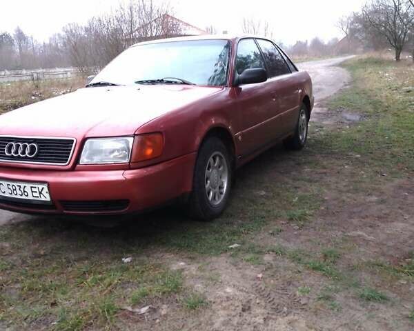Червоний Ауді 100, об'ємом двигуна 2.5 л та пробігом 370 тис. км за 2600 $, фото 2 на Automoto.ua