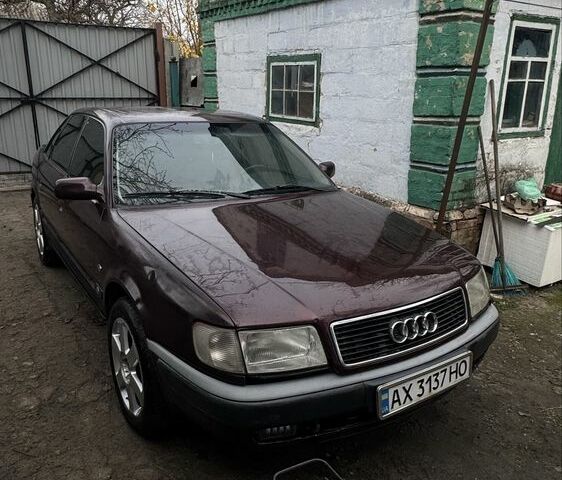 Красный Ауди 100, объемом двигателя 2.8 л и пробегом 495 тыс. км за 1700 $, фото 2 на Automoto.ua