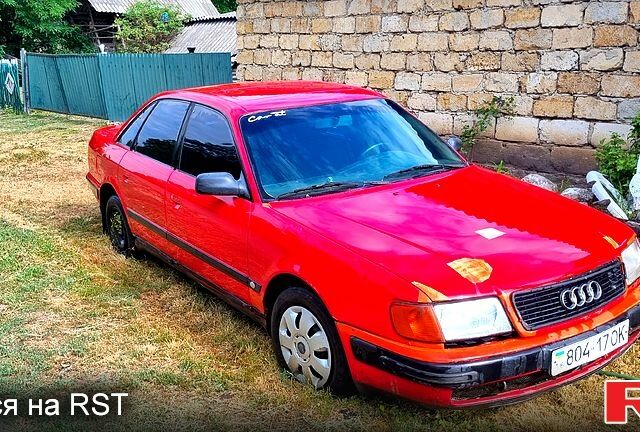Красный Ауди 100, объемом двигателя 2 л и пробегом 0 тыс. км за 800 $, фото 1 на Automoto.ua