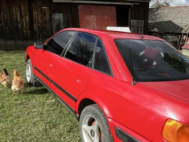 Червоний Ауді 100, об'ємом двигуна 2 л та пробігом 300 тис. км за 3100 $, фото 3 на Automoto.ua