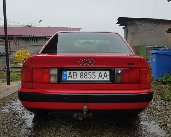 Красный Ауди 100, объемом двигателя 2 л и пробегом 405 тыс. км за 3500 $, фото 4 на Automoto.ua
