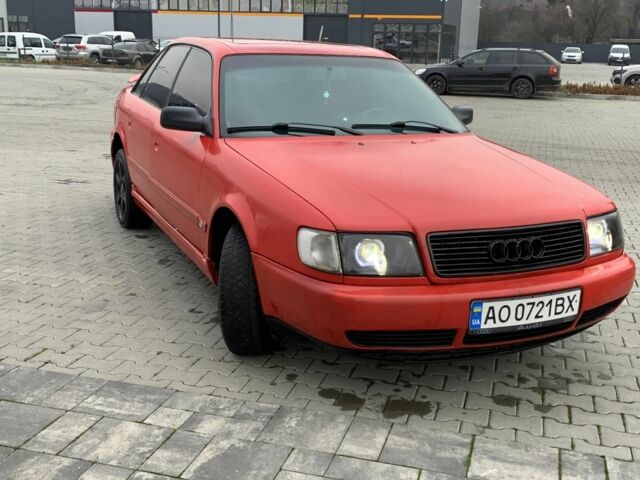 Червоний Ауді 100, об'ємом двигуна 2 л та пробігом 13 тис. км за 2500 $, фото 1 на Automoto.ua