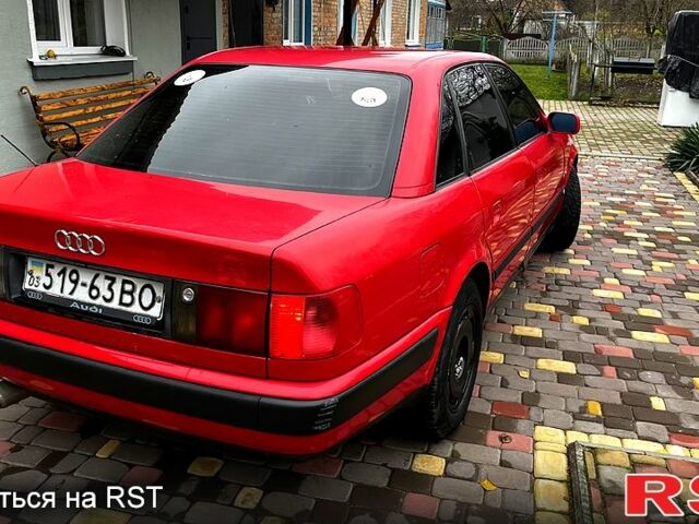 Червоний Ауді 100, об'ємом двигуна 2.8 л та пробігом 335 тис. км за 1699 $, фото 4 на Automoto.ua