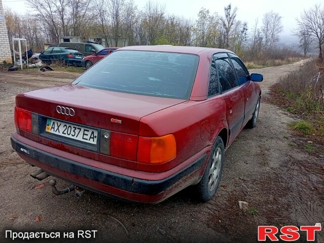 Червоний Ауді 100, об'ємом двигуна 2.8 л та пробігом 320 тис. км за 2500 $, фото 1 на Automoto.ua