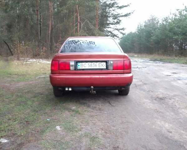 Червоний Ауді 100, об'ємом двигуна 2.5 л та пробігом 370 тис. км за 2600 $, фото 6 на Automoto.ua