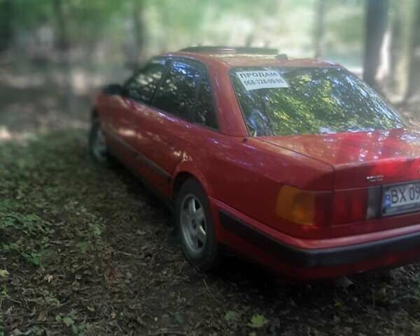 Червоний Ауді 100, об'ємом двигуна 1.98 л та пробігом 256 тис. км за 2350 $, фото 1 на Automoto.ua