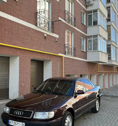 Красный Ауди 100, объемом двигателя 2.77 л и пробегом 200 тыс. км за 2999 $, фото 1 на Automoto.ua