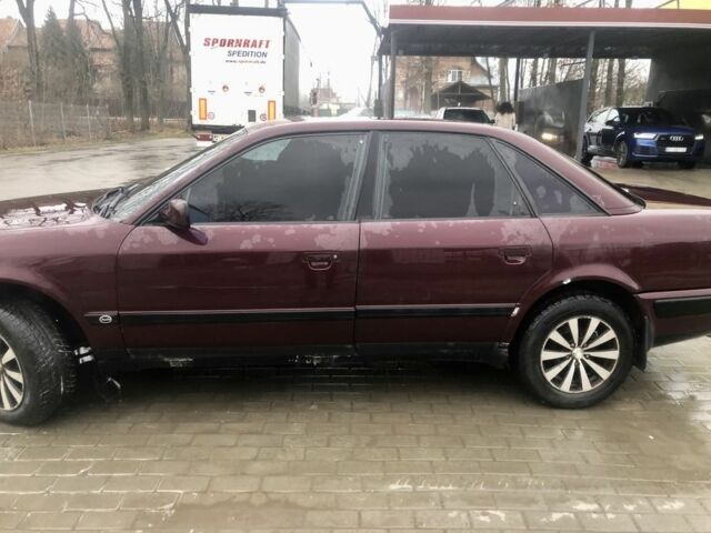 Красный Ауди 100, объемом двигателя 2.5 л и пробегом 496 тыс. км за 2318 $, фото 2 на Automoto.ua