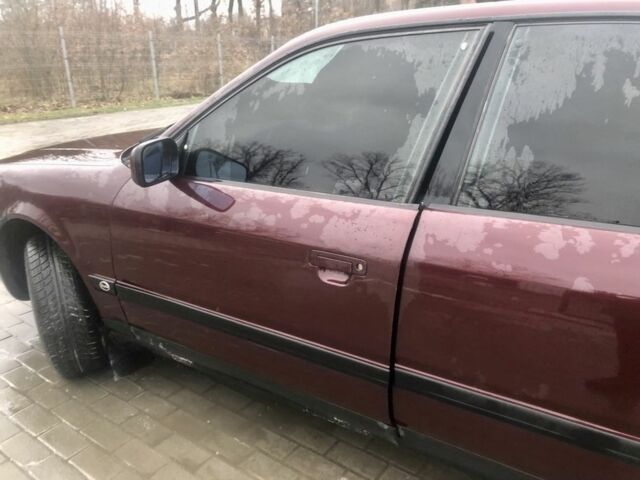 Красный Ауди 100, объемом двигателя 2.5 л и пробегом 496 тыс. км за 2318 $, фото 4 на Automoto.ua