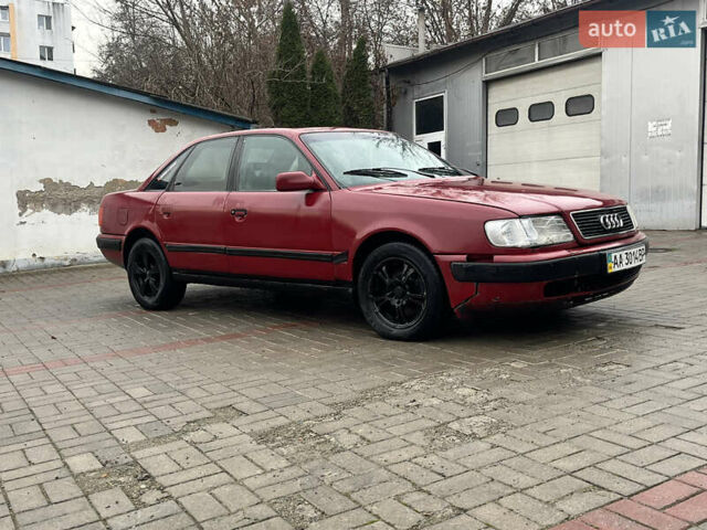 Красный Ауди 100, объемом двигателя 2.3 л и пробегом 400 тыс. км за 2300 $, фото 1 на Automoto.ua