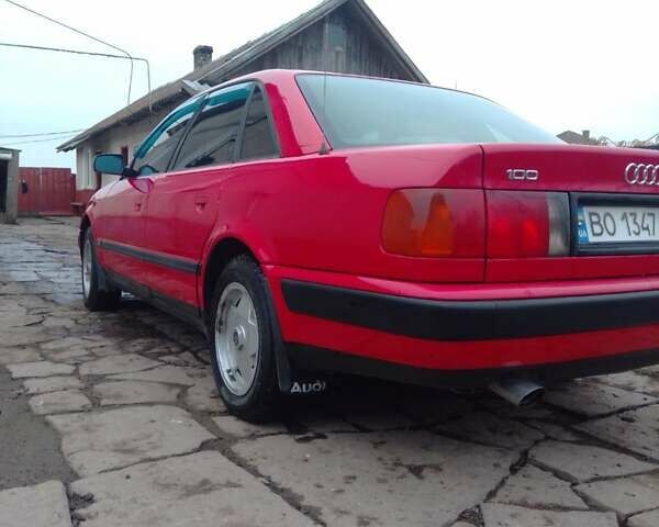 Красный Ауди 100, объемом двигателя 2 л и пробегом 400 тыс. км за 3300 $, фото 12 на Automoto.ua