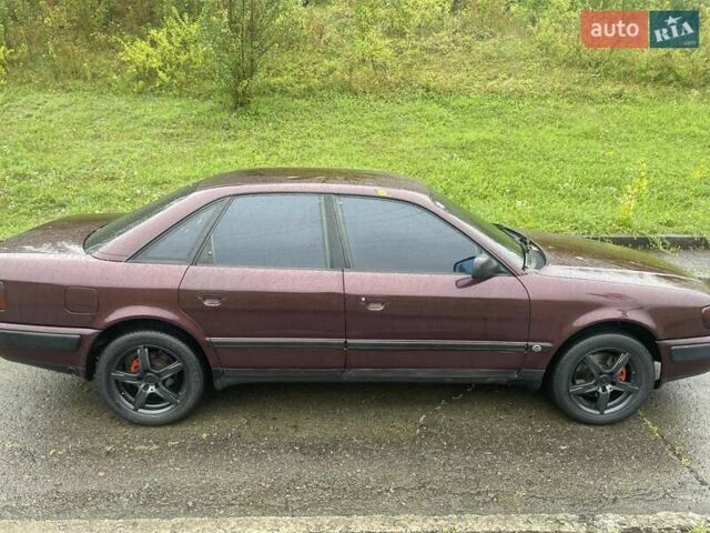 Красный Ауди 100, объемом двигателя 2.6 л и пробегом 350 тыс. км за 2300 $, фото 3 на Automoto.ua