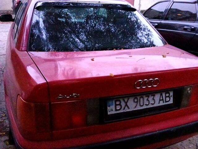Красный Ауди 100, объемом двигателя 2 л и пробегом 525 тыс. км за 1800 $, фото 1 на Automoto.ua