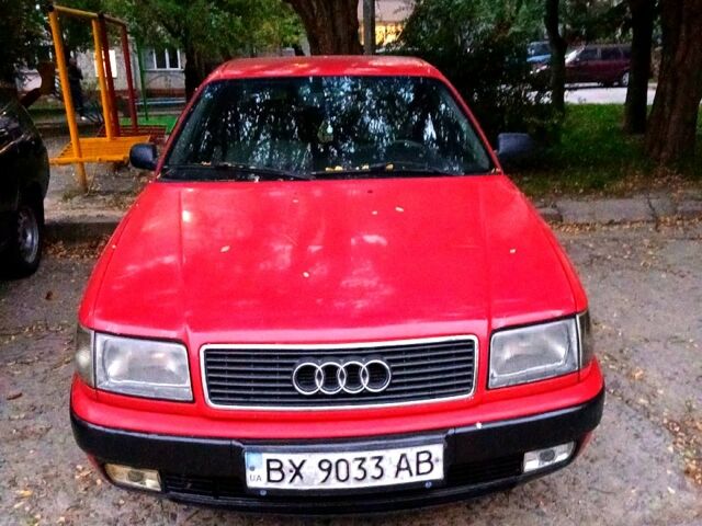 Красный Ауди 100, объемом двигателя 2 л и пробегом 525 тыс. км за 1800 $, фото 2 на Automoto.ua