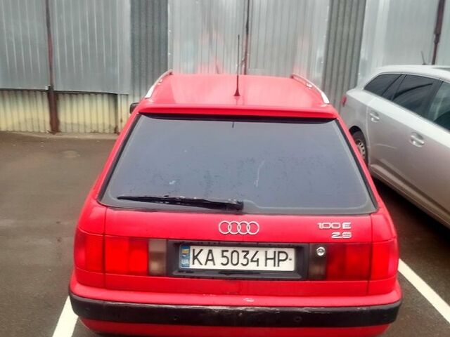 Червоний Ауді 100, об'ємом двигуна 2.6 л та пробігом 380 тис. км за 3300 $, фото 1 на Automoto.ua