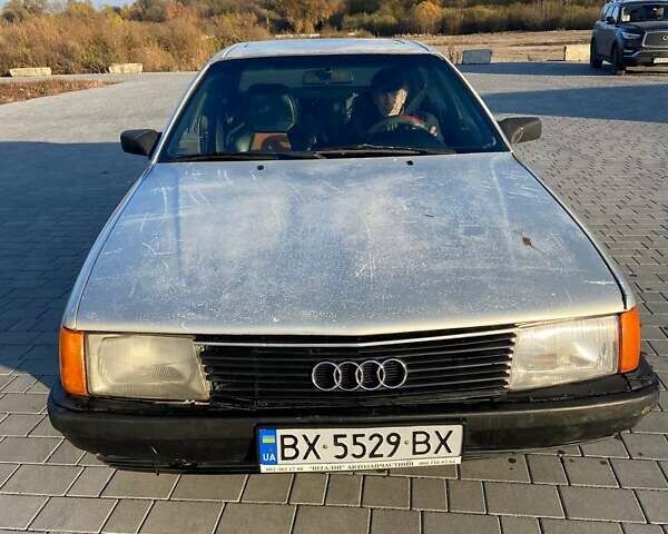 Серый Ауди 100, объемом двигателя 2 л и пробегом 382 тыс. км за 850 $, фото 1 на Automoto.ua