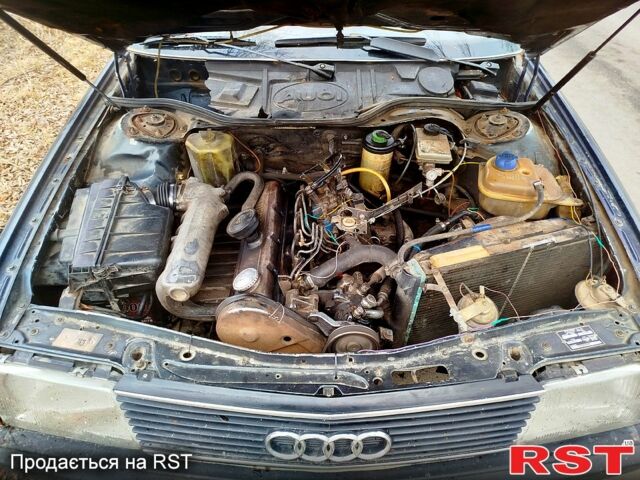 Синий Ауди 100, объемом двигателя 2 л и пробегом 300 тыс. км за 950 $, фото 2 на Automoto.ua