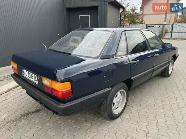 Синий Ауди 100, объемом двигателя 2.23 л и пробегом 777 тыс. км за 1700 $, фото 3 на Automoto.ua