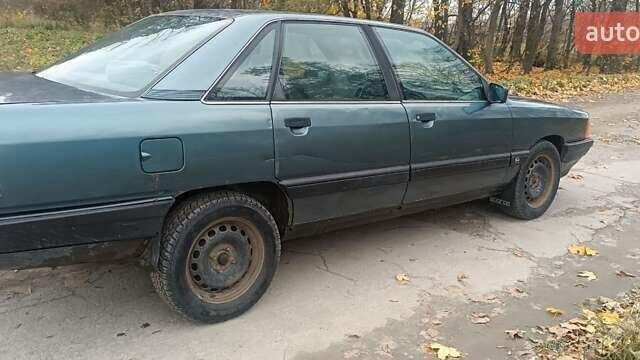 Синій Ауді 100, об'ємом двигуна 2 л та пробігом 313 тис. км за 1700 $, фото 1 на Automoto.ua
