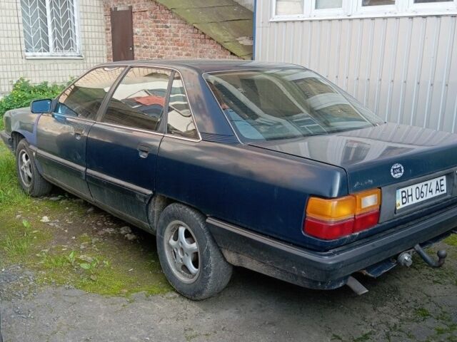 Синий Ауди 100, объемом двигателя 2 л и пробегом 500 тыс. км за 1000 $, фото 2 на Automoto.ua