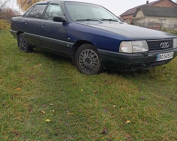 Синий Ауди 100, объемом двигателя 2.31 л и пробегом 424 тыс. км за 1150 $, фото 3 на Automoto.ua
