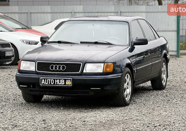 Синий Ауди 100, объемом двигателя 2 л и пробегом 247 тыс. км за 2200 $, фото 4 на Automoto.ua