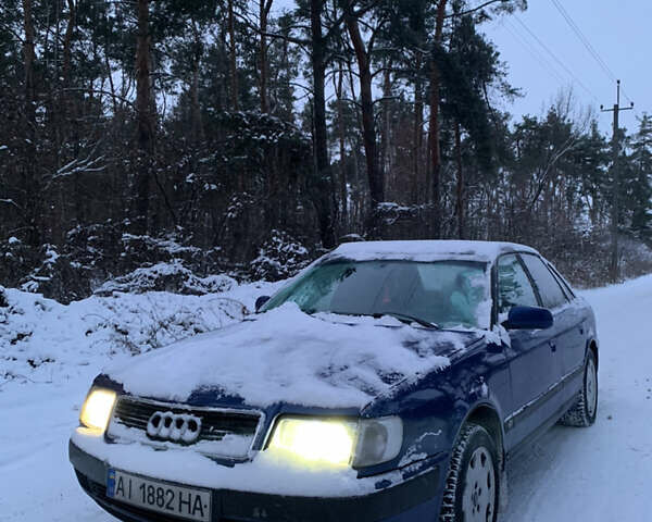 Синий Ауди 100, объемом двигателя 2.77 л и пробегом 300 тыс. км за 2250 $, фото 4 на Automoto.ua