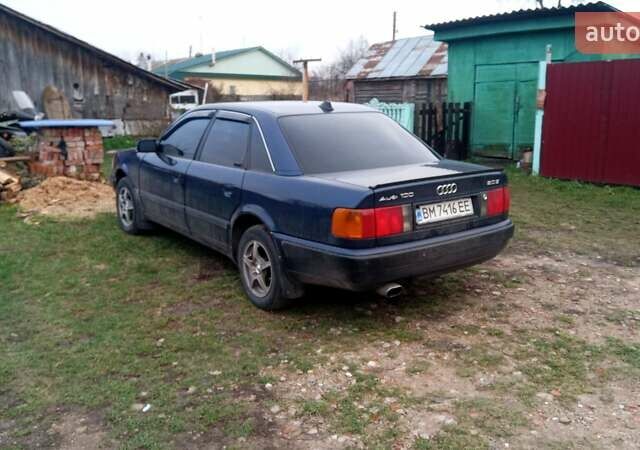 Синий Ауди 100, объемом двигателя 2 л и пробегом 400 тыс. км за 2900 $, фото 1 на Automoto.ua