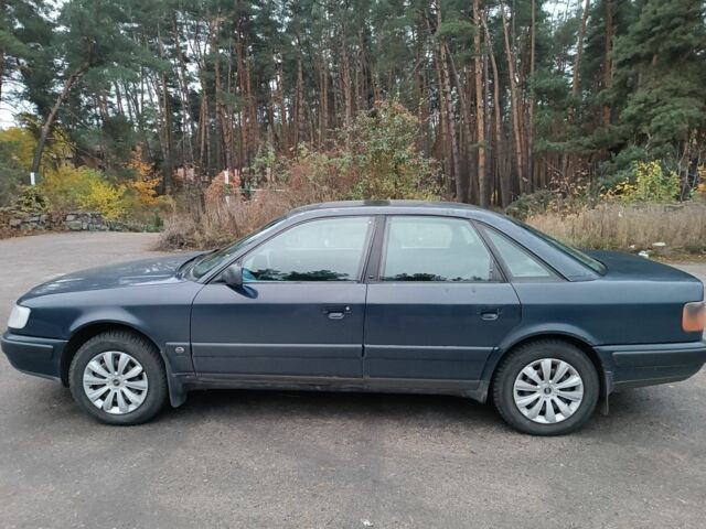 Синий Ауди 100, объемом двигателя 2.5 л и пробегом 369 тыс. км за 2800 $, фото 3 на Automoto.ua