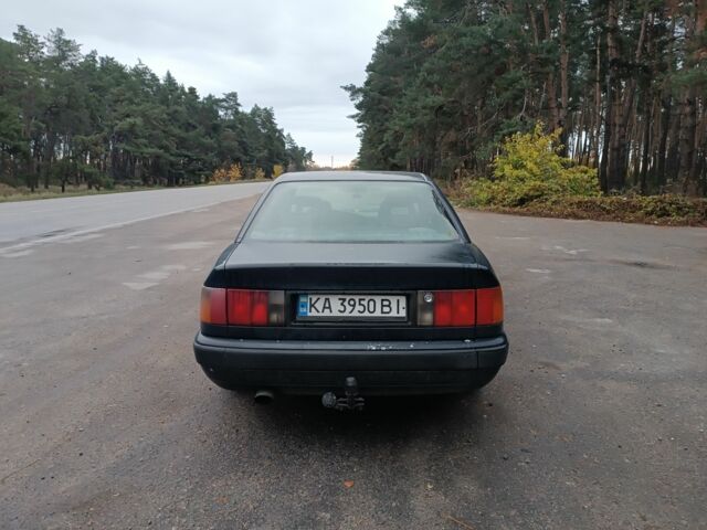 Синий Ауди 100, объемом двигателя 2.5 л и пробегом 369 тыс. км за 2800 $, фото 2 на Automoto.ua