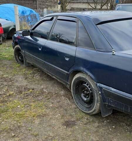 Синий Ауди 100, объемом двигателя 2 л и пробегом 300 тыс. км за 2000 $, фото 1 на Automoto.ua