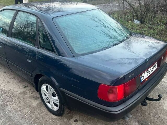 Синий Ауди 100, объемом двигателя 2.8 л и пробегом 258 тыс. км за 2500 $, фото 5 на Automoto.ua