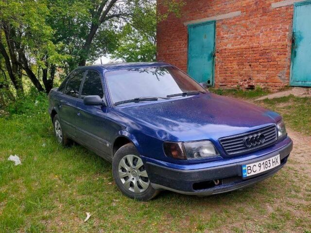 Синій Ауді 100, об'ємом двигуна 2 л та пробігом 200 тис. км за 1650 $, фото 1 на Automoto.ua