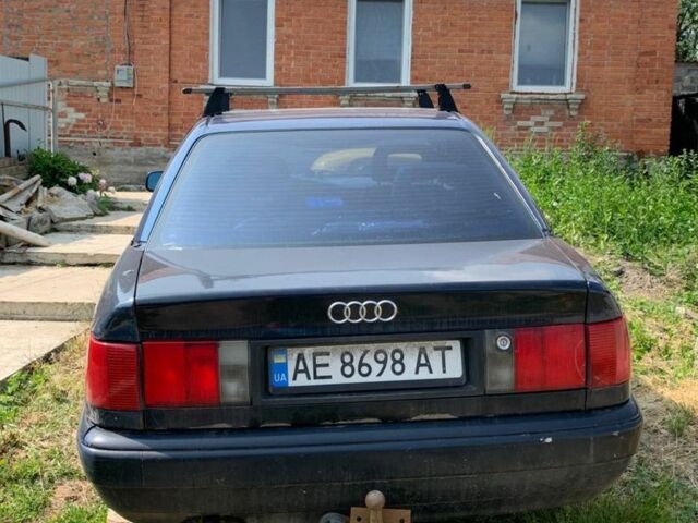 Синий Ауди 100, объемом двигателя 2.8 л и пробегом 600 тыс. км за 1000 $, фото 1 на Automoto.ua