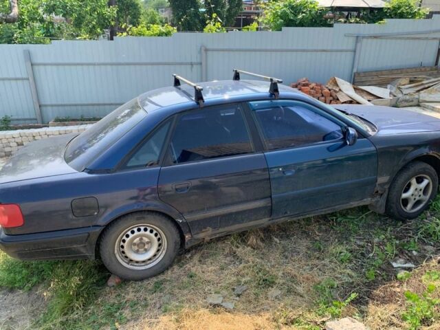 Синий Ауди 100, объемом двигателя 2.8 л и пробегом 600 тыс. км за 1000 $, фото 2 на Automoto.ua