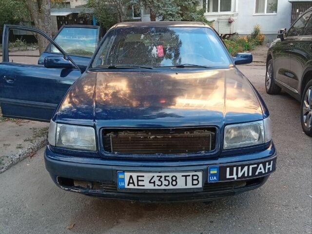 Синій Ауді 100, об'ємом двигуна 2 л та пробігом 309 тис. км за 1319 $, фото 1 на Automoto.ua