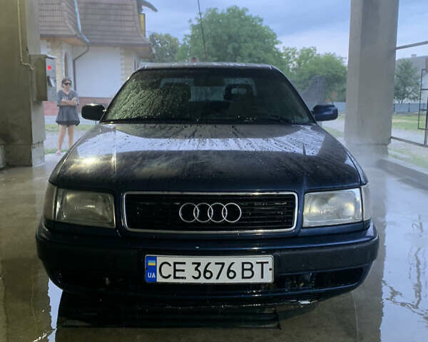 Синий Ауди 100, объемом двигателя 1.98 л и пробегом 120 тыс. км за 1999 $, фото 1 на Automoto.ua