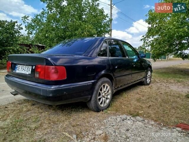 Синий Ауди 100, объемом двигателя 2.6 л и пробегом 353 тыс. км за 3200 $, фото 4 на Automoto.ua