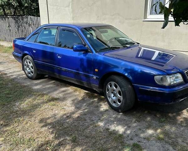 Синий Ауди 100, объемом двигателя 2.6 л и пробегом 269 тыс. км за 2800 $, фото 1 на Automoto.ua